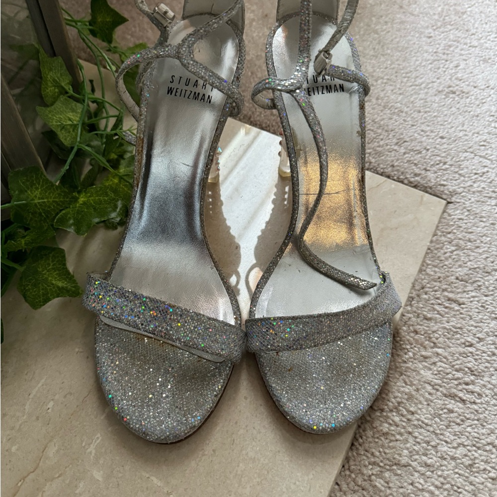 Stuart Weitzman Rhinestone Heel - Picture 12 of 14